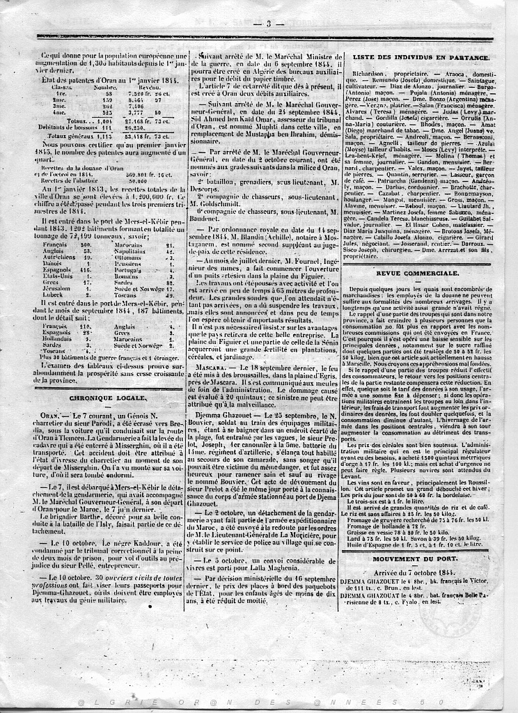 ECHO D ORAN SAMEDI 12 OCTOBRE 1844 PAGE 00 03.JPG